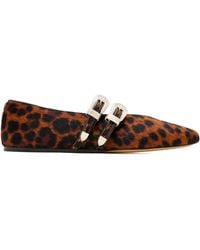 Le Monde Beryl - Claudia Buckle-Strap Ballet Flats - Lyst