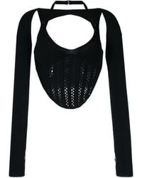 Dion Lee - Cut Out-detail Corset Top - Lyst