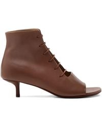 Marsèll - Sottiletta Open-Toe Lace-Up Boots - Lyst