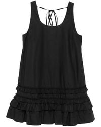 Ganni - Organic Cotton Mini Dress - Lyst