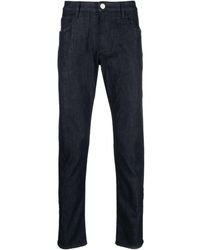 Giorgio Armani - Slim-cut Mid-rise Jeans - Lyst