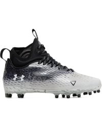 Under Armour Spotlight Lux Mc Football Shoe in White for Men | Lyst