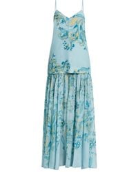 Hemant & Nandita - Floral-Print Maxi Dress - Lyst