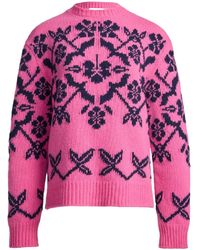 High Sport - Georgia Patterned-Intarsia Jumper - Lyst
