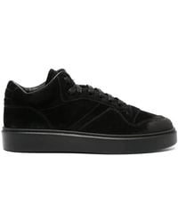Doucal's - Logo-Debossed Suede Sneakers - Lyst