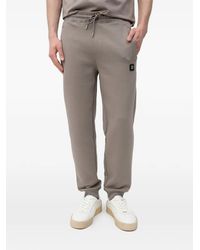 HUGO - Dimacs Drawstring-Fastening Logo-Patch Trousers - Lyst
