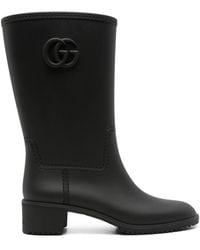 Gucci - Rubber Rain Boots - Lyst