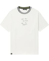 FIVE CM - T-shirt en coton à texte imprimé - Lyst