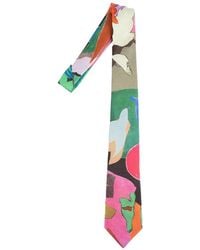Paul Smith - Abstract-Print Tie - Lyst