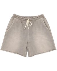 MOOJI MOOJI - Drawstring Raw-Cut Shorts - Lyst