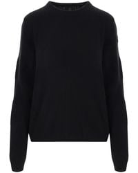 Moncler - Pull À Logo Brodé - Lyst