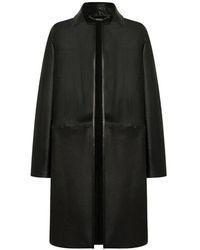 Kiton - Opengewerkte Leren Jas - Lyst