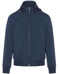 Enrico Mandelli - Hooded Zip-Up Jacket - Lyst