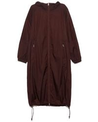 Bimba Y Lola - Chocolate Fluid Trench Coat - Lyst
