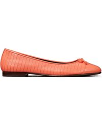 Tory Burch - Quilted Ballerina Shoes - Lyst