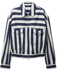Versace - Blusón Vaquero A Rayas - Lyst