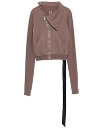 Rick Owens - Asymmetric Zip-Up Sweatshirt - Lyst