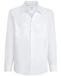 Brunello Cucinelli - Linen Easy Fit Shirt With Chest Pockets - Lyst