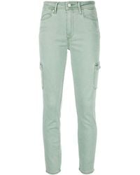 PAIGE Hoxton Skinny Cargo Trousers - Green