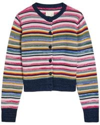 Suzie Kondi - Kandria Marled Striped Cardigan - Lyst