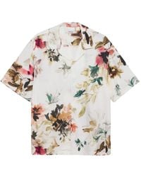 Jonathan Simkhai - Casper Floral-Print Shirt - Lyst