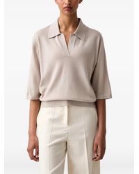 Marc O' Polo - Polo-Collar Short-Sleeve Sweater - Lyst