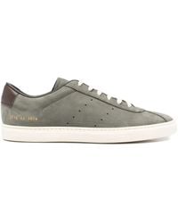 Common Projects - Perforierte Sneakers Aus Wildleder - Lyst