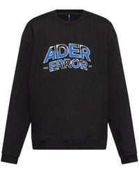 Adererror - Embroidered Logo Cotton Sweatshirt - Lyst