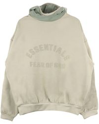 Fear Of God - Logo-print Cotton-blend Hoodie - Lyst
