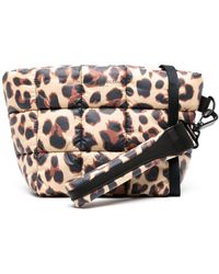 VEE COLLECTIVE - Leopard-print Padded Clutch - Lyst