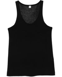 TOTEME - Tanktop Met Diepe Ronde Hals - Lyst