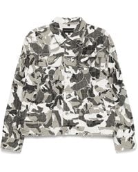 Who Decides War - Chaqueta Camo Trucker - Lyst