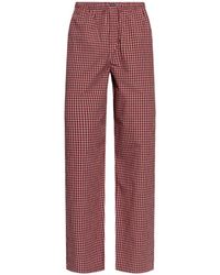 Vetements - Checked Trousers - Lyst