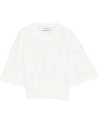 Sportmax - Spxfosco Ribbed-Hem T-Shirt - Lyst