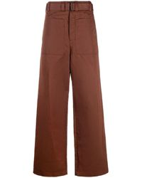 Lemaire - Wide Leg Trousers - Lyst