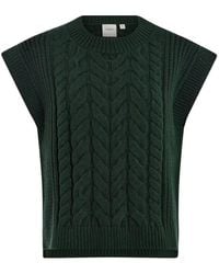 Varley - Pixie Cable-Knit Sweater Vest - Lyst
