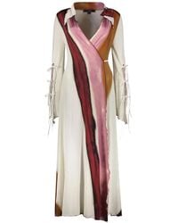 Ellery - Long-Sleeves Midi Dress - Lyst