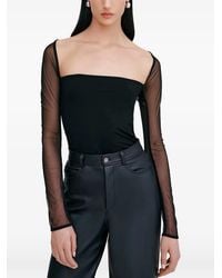 MARCELLA - Lucia Square-Neck Top - Lyst
