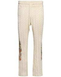 Who Decides War - Flame Glass Cable-Knit Trousers - Lyst