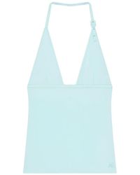 Courreges - Tanktop Met Halternek - Lyst