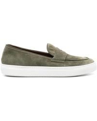 Fratelli Rossetti - Penny-slot Suede Loafers - Lyst