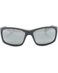 Maui Jim - Kanaio Coast Rectangle-Frame Sunglasses - Lyst