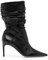 Rene Caovilla - Renã Caovilla Rhinestone Nappa Ankle Boots - Lyst
