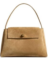 KHAITE - Audrey Tote Bag Aus Wildleder - Lyst