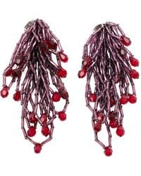 Kiko Kostadinov - Cowen Beaded Earrings - Lyst