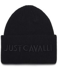 Just Cavalli - Logo-Embroidered Beanie Hat - Lyst