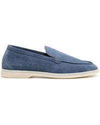 SCAROSSO - Ludovico Suede Loafers - Lyst