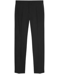 Versace - Trousers With Silk Details - Lyst