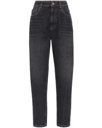 Brunello Cucinelli - Denim Baggy Jeans - Lyst