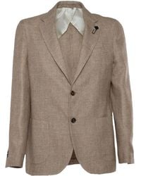 Lardini - Three-Button Patch-Pocket Blazer - Lyst
